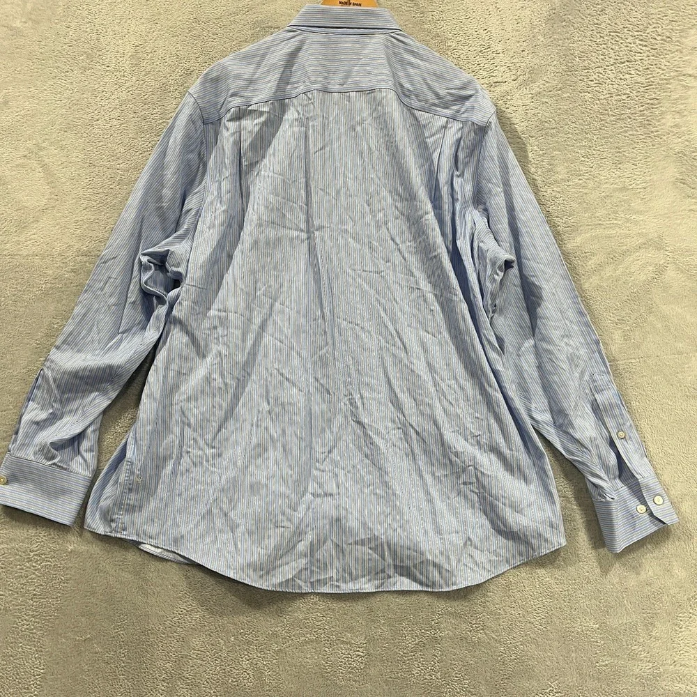 Banana Republic Shirt Men 2XL 18-18.5 Academia Career Button Up Classic Non iron